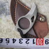 Camping Mini Carabiner Knife with Leather