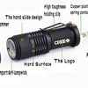 Mini Black Brand 2000LM Waterproof LED Flashlight